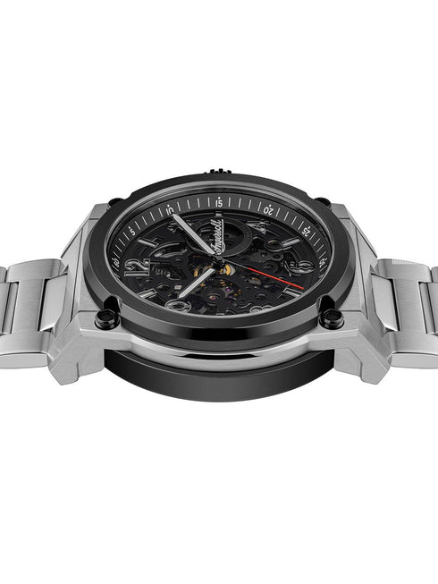INGERSOLL 1892Ingersoll Anvil I16601 Men's Automatic Watch - Stainless Steel, Skeleton DialWATCHESEcecile