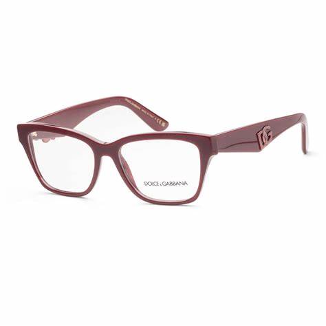 Dolce & Gabbana DG3352 501 57 Men's Eyeglasses - Black Rectangular Frame