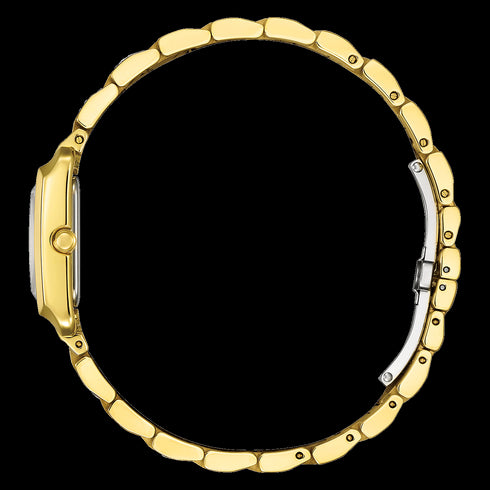 Citizen EW5602-81D Ladies Eco-Drive Watch – Gold Rectangular, Sapphire