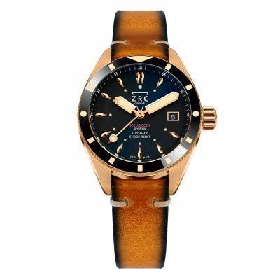 ZRC 1904 GENEVEZRC Securicode Diver 300 SC39463 - 39mm Bronze Case, Black Guilloché Dial, Limited EditionWATCHESEcecile