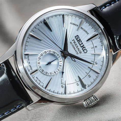 SEIKOSeiko Presage Cocktail Time SSA343J1 Men's Automatic Watch - 40.5mm Stainless Steel, Light Blue DialWATCHESEcecile