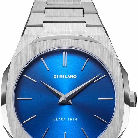 D1 MILANOD1 Milano Ultra Thin GEO UTBJ09 - 40mm Stainless Steel, Blue DialWATCHESEcecile