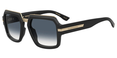 DSQUARED2Dsquared2 D2 0159/S Sunglasses – Black Frame, Grey Shaded Lenses, 55mmEYEWEAREcecile