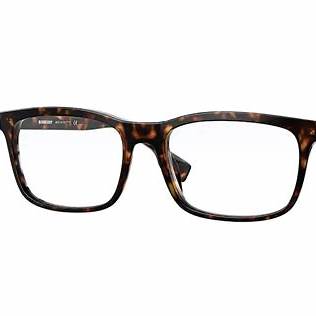 Burberry BE 2334 3002 55 Men's Eyeglasses - Dark Havana Acetate Rectangle Frame