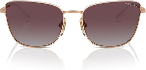Vogue VO4308S Occhiali da sole a farfalla da donna - Montatura in metallo da 56 mm, lenti sfumate, diverse opzioni di colore