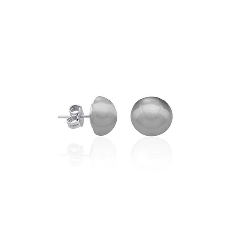 MAJORICAMajorica 16475.03.2.000.010.1 Women's Earrings – Rhodium - Plated Silver, 12mm Grey Mabé PearlsBIJOUXEcecile