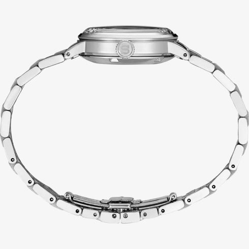 SEIKOSeiko Presage Cocktail Time SRPL61J1 'Frozen Skydiving' Women's Watch – 34mm Stainless Steel, Light Blue Dial with Diamond Accents, Automatic Movement, 50M Water ResistanceWATCHESEcecile