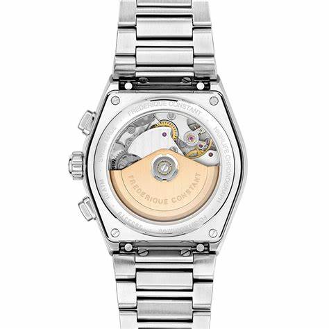 FREDERIQUE CONSTANTFrederique Constant Highlife Chronograph Automatic FC - 391B4NH6B – Black Dial, Stainless Steel BraceletWATCHESEcecile