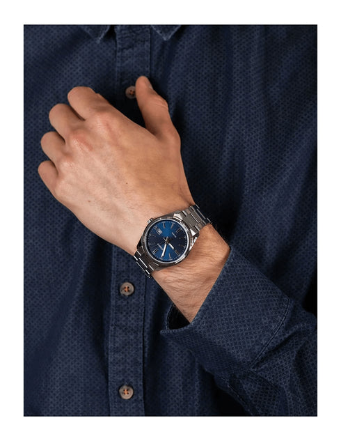 CASIO & VINTAGECasio MTP - 1302PD - 2AVEF Men's Analog Watch - Blue Dial, Stainless Steel BandWATCHESEcecile