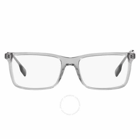 Burberry BE 2339 3028 55 Men's Eyeglasses - Gray Acetate Rectangle Frame