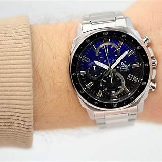 CASIO EDIFICECasio Edifice EFV - 600D - 2AVUEF Men's Chronograph Watch – Blue Gradient Dial, Stainless Steel BraceletWATCHESEcecile