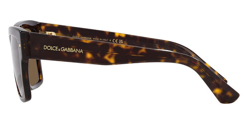 DOLCE & GABBANADolce & Gabbana DG 4496 502 - 73 Unisex Square Sunglasses - Havana Frame, Brown LensesEYEWEAREcecile