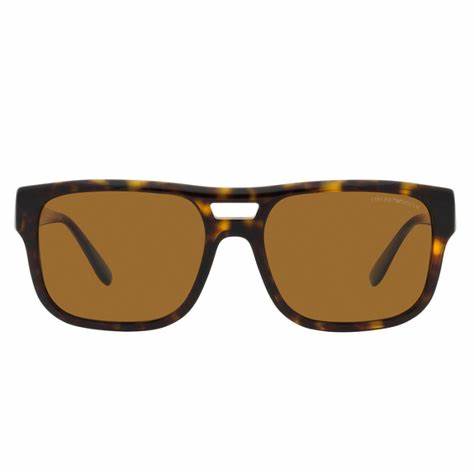 Occhiali da sole Emporio Armani EA 4197 5879/83 - Montatura avana, lenti polarizzate marroni