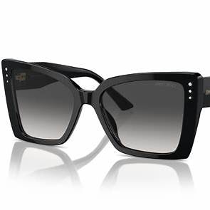 Jimmy Choo JC 5001B Women's Sunglasses - 54mm, Black Frame with Gray Gradient Lenses