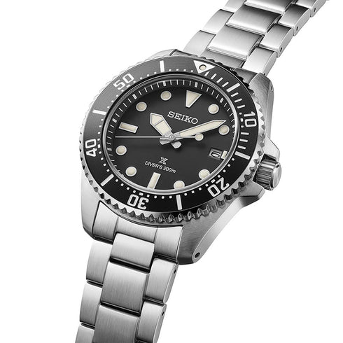 Reloj seiko Prospex SNE597P1 Solar Diver's 200m Black Dial Hombre