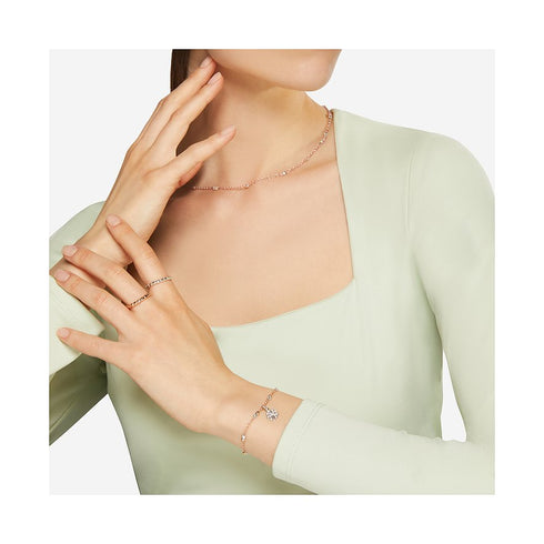 DODODoDo Mini Granelli Bracelet DBC4000GRANX0009AS – 9K Rose Gold & Sterling Silver, 16cmJEWELRYEcecile