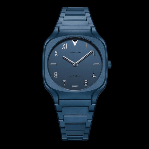 D1 MILANOD1 Milano Galaxy Blue Square Bracelet 37mm Watch D1 - SQBJ09 - Blue Stainless Steel, California DialWATCHESEcecile