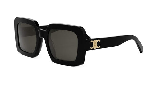 CELINECeline CL40304U Triomphe Square Sunglasses – 56 mm Oversized Acetate FrameEYEWEAREcecile