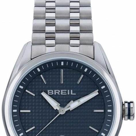 Breil Line Up TW1988 Men's Quartz Watch - Blue Dial, Stainless Steel Bracelet