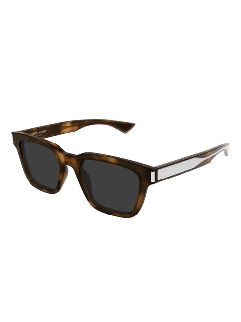 SAINT LAURENTSaint Laurent SL 790 Square Sunglasses – Grey Lenses, Tortoiseshell Acetate FrameEYEWEAREcecile