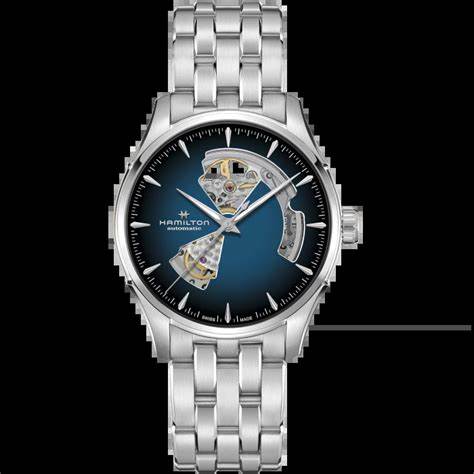 Hamilton Jazzmaster Open Heart Auto H32675140 - 40mm Edelstahl, blaues Zifferblatt