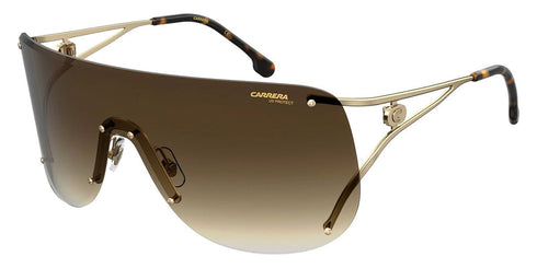 CARRERACarrera 3006/S Rimless Shield Sunglasses – Gold Metal XL 99 mmEYEWEAREcecile
