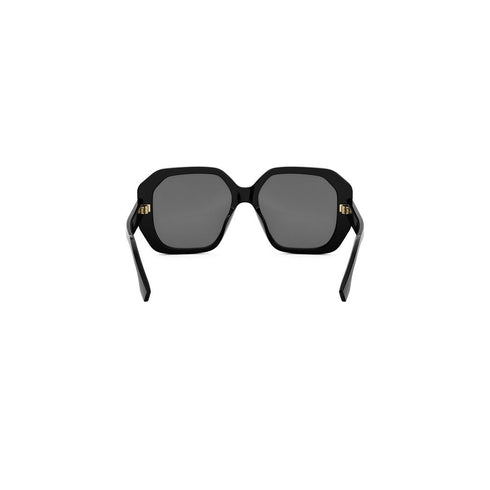 FENDIFendi Selleria FE40173I Women’s Square Sunglasses – 54 mm Black Acetate Frame, Silver Mirror LensesEYEWEAREcecile