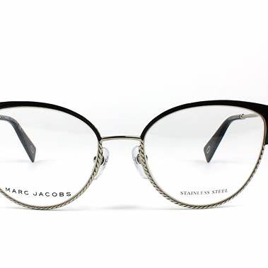 Marc Jacobs MARC 256 Eyeglasses – Cat Eye, Gold/Black, 53mm, Women’s