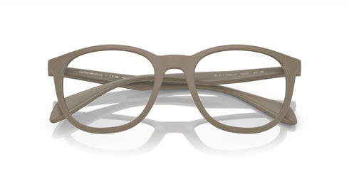 Emporio Armani EA4211 5437-1W 52 Men's Eyeglasses - Matte Mud Frame with Foldable Clip-On Lenses