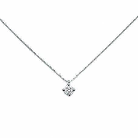 MILUNAMiluna CLD5065 - 020G7 Women's White Gold Necklace with 0.20 ct Diamond PendantJEWELRYEcecile