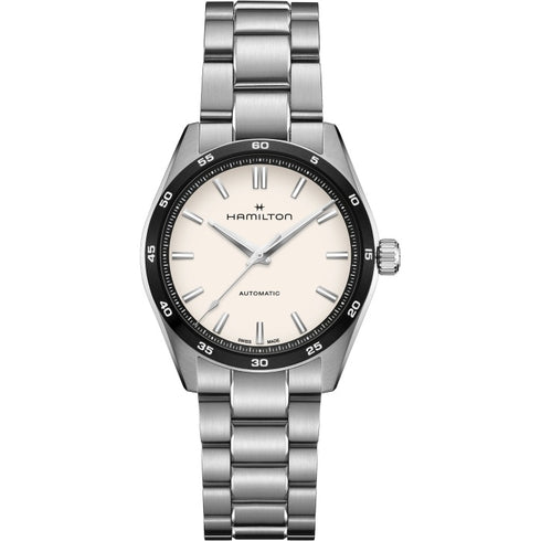 Hamilton Jazzmaster Performer Auto H36205110 - 38mm Stainless Steel, White Dial