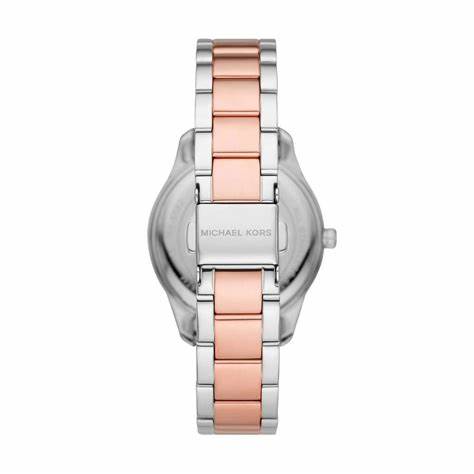 Orologio Michael Kors Layton MK6894 Donna - Bicolore, impreziosito da cristalli