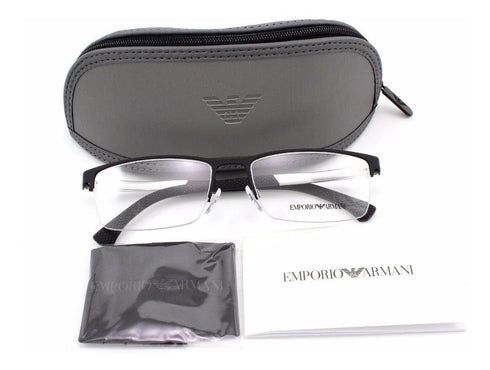 EMPORIO ARMANIEmporio Armani EA1041 3094 Men's Eyeglasses - Black Rubber Frame, 53mmEYEWEAREcecile