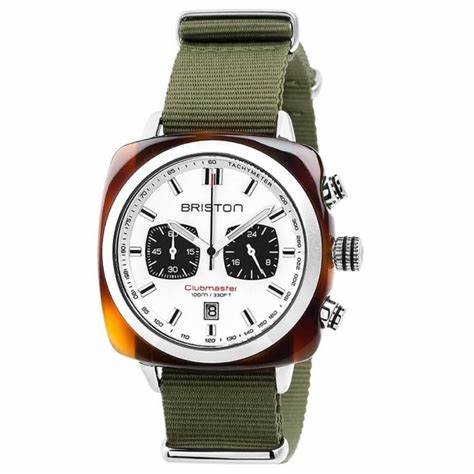 BRISTONBriston Briston Clubmaster Sport Chronograph 42mm White Dial Watch 17142 - SA - TS - 2 - NGAWATCHESEcecile