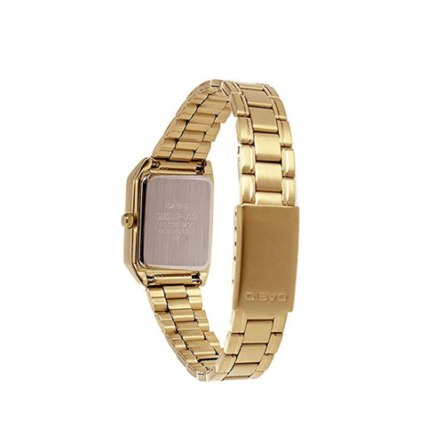 CASIO & VINTAGECasio LTP - V007G - 9BUDF Women's Watch – Gold - Tone Square Dial, Roman NumeralsWATCHESEcecile