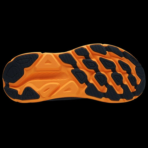 Hoka Clifton 9 Noir Orange Femme