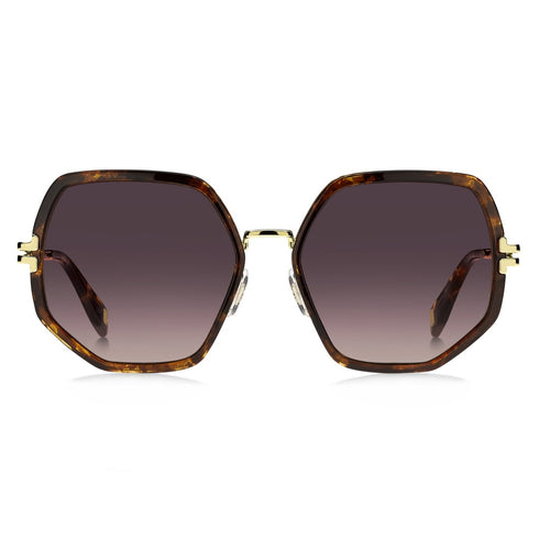 Marc Jacobs MJ 1089/S 2IK/HA Women's Sunglasses - Dark Tortoise/Gold Frame, Brown Gradient Lenses