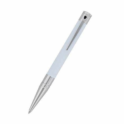 DUPONTS.T. Dupont D - Initial Ballpoint Pen Model 265279 - Blue Lacquer and Chrome FinishPENEcecile