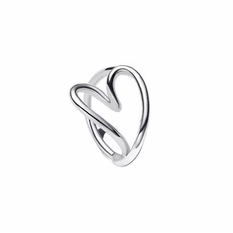PANDORAPandora Organically Shaped Heart Ring in Sterling Silver, Size 52 (193288C00 - 52)BIJOUXEcecile