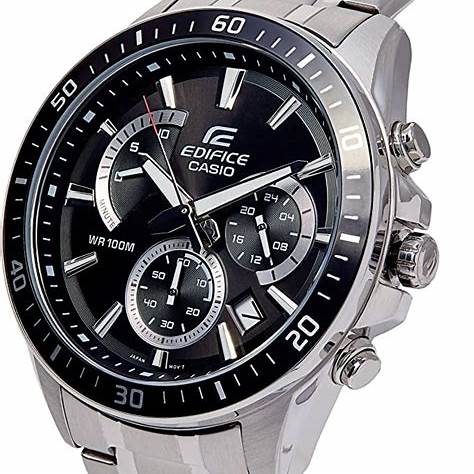 CASIO EDIFICECasio Edifice EFR - 552D - 1AVUEF Men's Chronograph Watch – Black Dial, Stainless Steel BraceletWATCHESEcecile