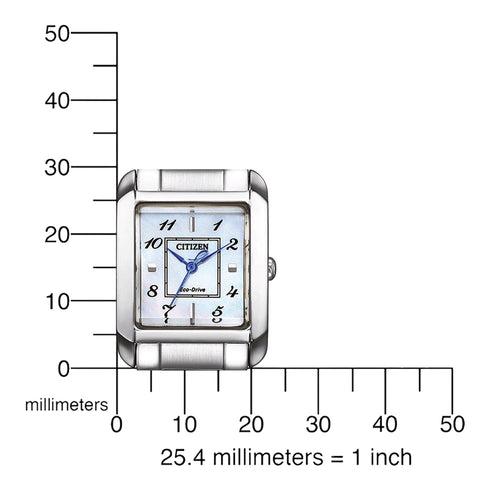 Citizen EW5600-87D Ladies Eco-Drive Watch – Stainless Steel, MOP Dial