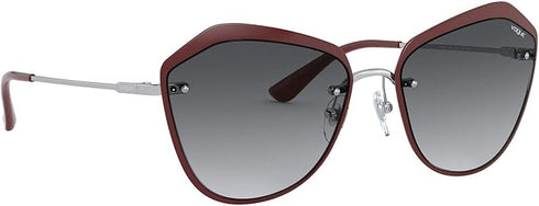 Vogue VO4159S Occhiali da sole a occhi di gatto da donna - Montatura in metallo da 55 mm, lenti sfumate, diverse opzioni di colore