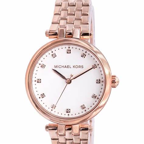 Michael Kors Darci MK4568 Reloj de Mujer - Oro rosa, detalles de diamantes