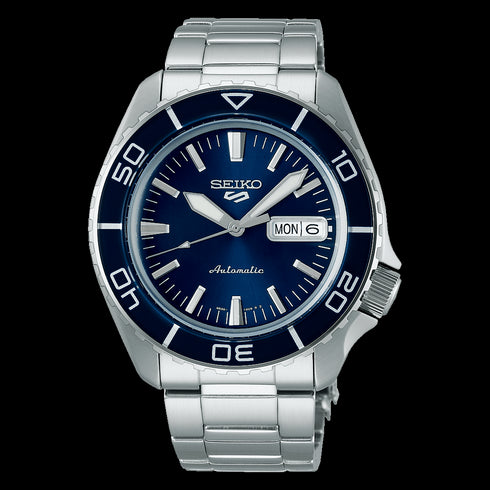 SEIKOSeiko 5 Sports SRPK97K1 Men's Automatic Watch - Blue Dial, Stainless SteelWATCHESEcecile
