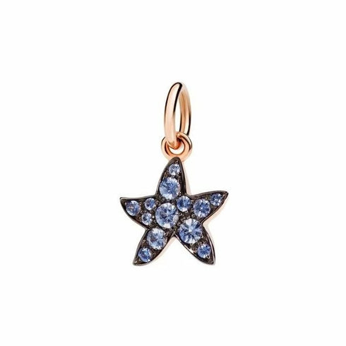 Dodo Stellina Precious Star Charm DMB5003STARS0ZA9R - Or rose 9K avec saphirs bleus
