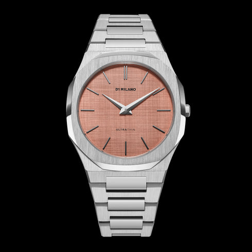 D1 MILANOD1 Milano UTBJ26 Ultra Thin Watch – Salmon Dial, 40mm, Stainless SteelWATCHESEcecile