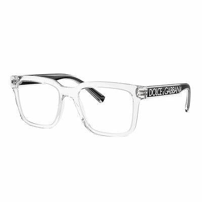 Dolce & Gabbana DG 5101 3133 V 52 Women's Eyeglasses – Crystal Transparent Frame