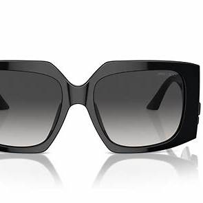 Jimmy Choo JC 5006U Women's Sunglasses - 55mm, Black Frame with Grey Gradient Lenses