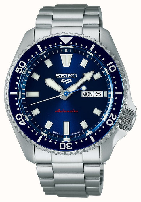 SEIKOSeiko 5 Sports SRPL83K1 Men's Automatic Watch – 42.5mm Stainless Steel, Koniro Blue Dial, SKX ReduxWATCHESEcecile