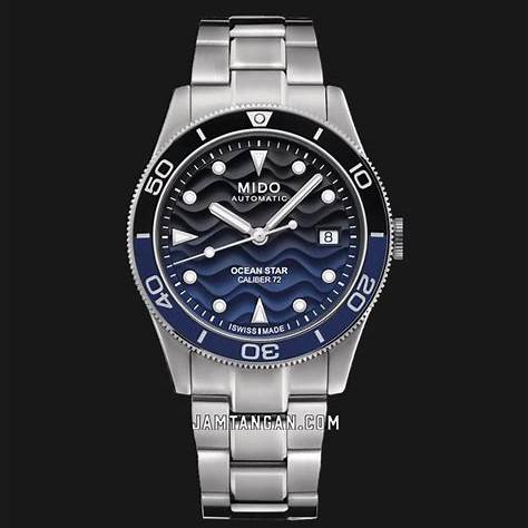 MIDOMido Ocean Star 39 M026.907.11.041.00 Automatic Men's Watch – Blue Dial, Stainless Steel BraceletWATCHESEcecile